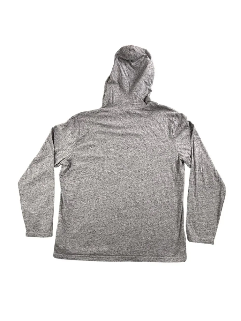 Polo Ralph Lauren Hoodie Mens Large Gray Lightweight Jersey Pullover Pony Logo